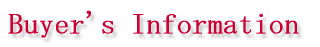 Buyer's Information